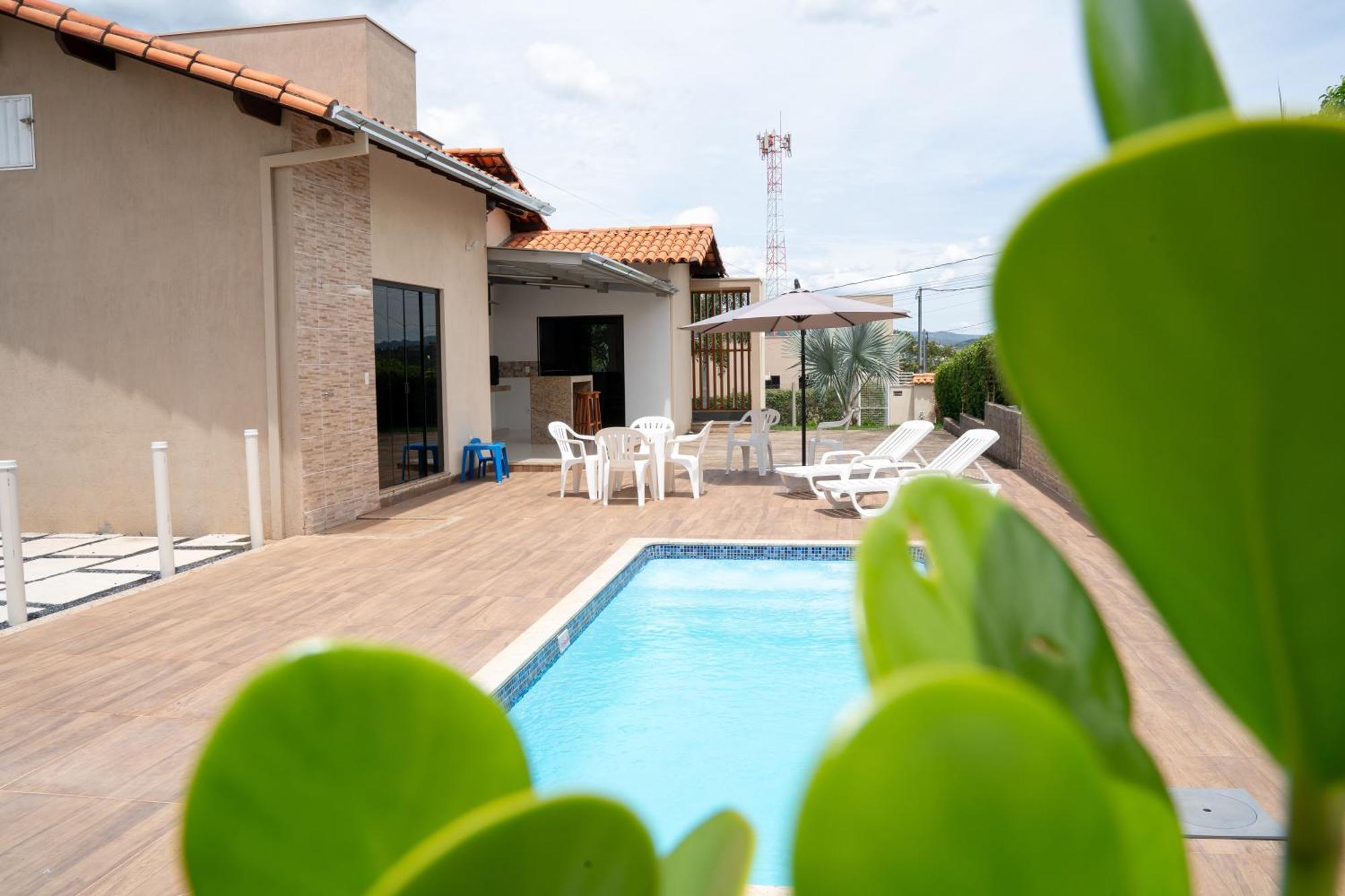 Casa Com Piscina Vista Para Lago, 03 Quartos Confortaveis Capitolio Exterior photo